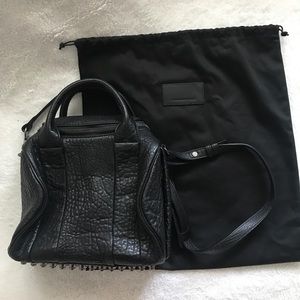 Alexander Wang Rockie Black Nickel Crossbody Bag